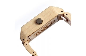 Image of Earth Rhizomes Wooden Unisex Watch, Khaki/Tan ETHEW1201