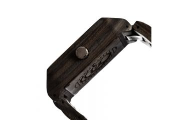 Image of Earth Rhizomes Wooden Unisex Watch, Dark Brown ETHEW1202