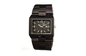 Image of Earth Rhizomes Wooden Unisex Watch, Dark Brown ETHEW1202