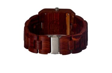 Image of Earth Rhizomes Wooden Unisex Watch, Red ETHEW1203