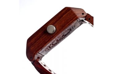 Image of Earth Rhizomes Wooden Unisex Watch, Red ETHEW1203