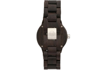 Image of Earth Wood Biscayne Bracelet Watch w/Date, Dark Brown, One Size, ETHEW4202
