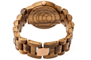 Image of Earth Wood Biscayne Wood Bracelet Watch w/Date, Light Brown, Standard, ETHEW4205