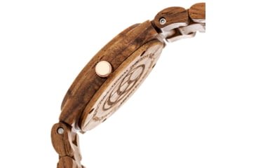 Image of Earth Wood Biscayne Wood Bracelet Watch w/Date, Light Brown, Standard, ETHEW4205
