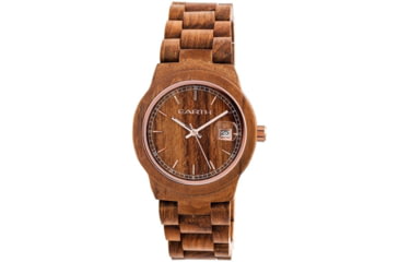 Image of Earth Wood Biscayne Wood Bracelet Watch w/Date, Light Brown, Standard, ETHEW4205
