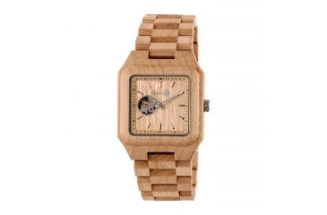 Image of Earth Wood Black Rock Automatic Bracelet Watch, Khaki/Tan ETHEW4401