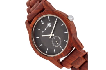 Image of Earth Wood Blue Ridge Bracelet Watch, Red, One Size, ETHEW5803