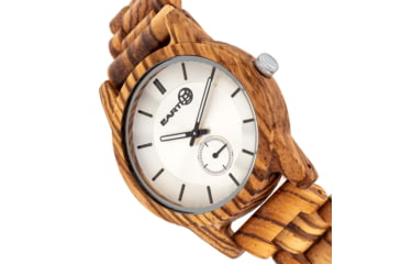 Image of Earth Wood Blue Ridge Bracelet Watch, Zebra, One Size, ETHEW5805