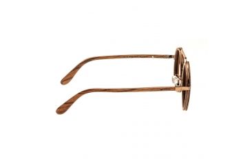 Image of Earth Wood Bondi Polarized Sunglasses, Red Rosewood, Brown Lens, Red Rosewood/Brown, One Size, ESG003R