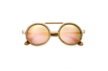 Image of Earth Wood Bondi  w/Polarized Lenses, bamboo  rose gold ESG003W