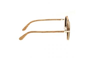 Image of Earth Wood Earth Bondi Sunglass w/Polarized Lenses, Bamboo/Rose Gold, One Size, ESG003W