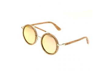 Image of Earth Wood Bondi  w/Polarized Lenses, bamboo  rose gold ESG003W