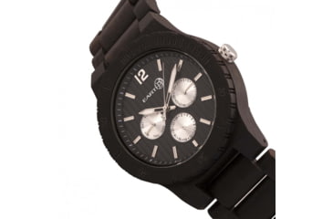 Image of Earth Wood Bonsai Bracelet Watch w/Day/Date, Dark Brown, One Size, ETHEW5302