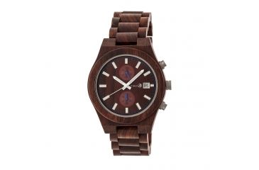 Image of Earth Wood Bracelet Watch w/Date, Red ETHEW5103