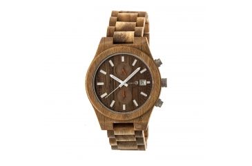 Image of Earth Wood Bracelet Watch w/Date, Olive ETHEW5104