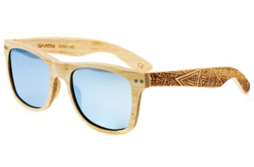 Image of Earth Wood Cape Cod Sunglasses, Bamboo Frame, Celeste Lens, Polarized, One Size, ESG060B