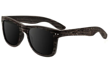 Image of Earth Wood Cape Cod Sunglasses, Ebony Frame, Silver Lens, Polarized, One Size, ESG060E