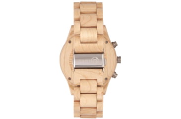 Image of Earth Wood Castillo Bracelet Watch w/Date, Khaki, One Size, ETHEW5101