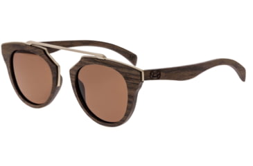 Image of Earth Wood Ceira Polarized Sunglass, Brown/Brown, One Size, ESG021BN