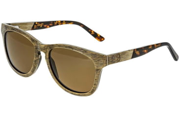 Image of Earth Wood Cove Polarized Sunglass, Brown/Brown, One Size, ESG010BR