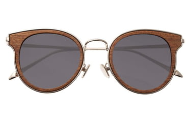 Image of Earth Wood Derawan Sunglasses, Red Rosewood Frame, Black Lens, Polarized, One Size, ESG029R