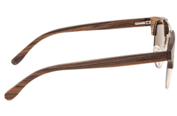 Image of Earth Wood Kai Polarized Sunglass, Brown Stripe/Gold, One Size, ESG024GD