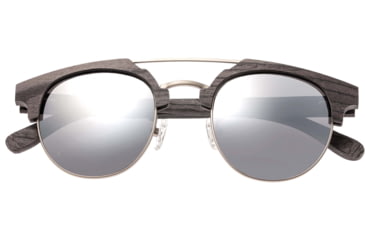 Image of Earth Wood Kai Polarized Sunglass, Grey/Silver, One Size, ESG024SL