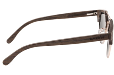Image of Earth Wood Kai Polarized Sunglass, Walnut Zebrawood/Black, One Size, ESG024BK