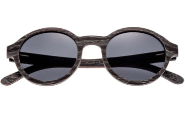 Image of Earth Wood Maho Polarized Sunglass, Black Stripe/Black, One Size, ESG085G
