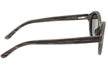 Image of Earth Wood Maho Polarized Sunglass, Black Stripe/Black, One Size, ESG085G