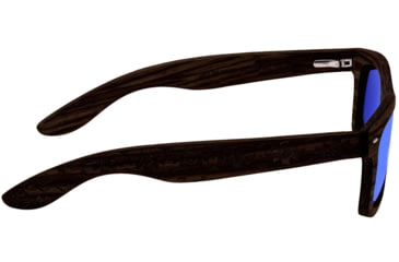 Image of Earth Wood Maya Sunglasses, Ebony Frame, Blue Lens, Polarized, One Size, ESG005E