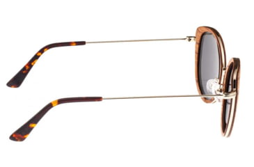 Image of Earth Wood Oreti Polarized Sunglass, Annato/Silver, One Size, ESG037AN