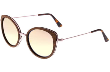 Image of Earth Wood Oreti Polarized Sunglass, Monzo/Rose Gold, One Size, ESG037MN
