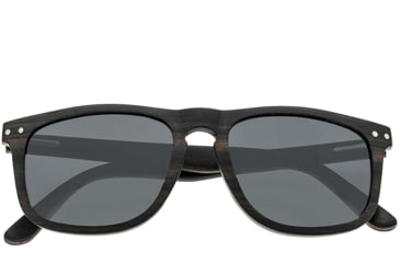 Image of Earth Wood Pacific Polarized Sunglass, Espresso/Black, One Size, ESG008GR