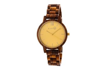 Image of Earth Wood Pike Bracelet Watch, Yellow/Olive ETHEW5204
