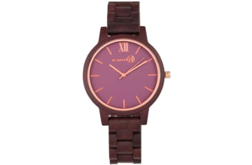 Image of Earth Wood Pike Bracelet Watch, Plum, One Size, ETHEW5205