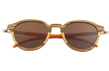 Image of Earth Wood Sabal Sunglasses, Apple Wood Frame, Brown Lens, Polarized, One Size, ESG044AS