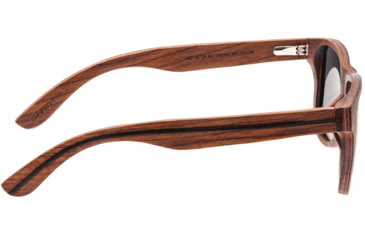 Image of Earth Wood Solana Polarized Sunglass, Red Rosewood/Black, One Size, ESG004R