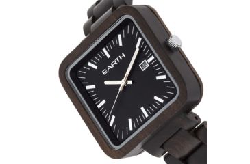 Image of Earth Berkshire Bracelet Watch w/Date, Dark Brown, One Size, ETHEW5702