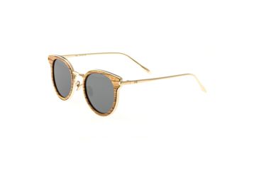 Image of Earth Derawan Polarized Sunglasses, Zebra/Black, One Size, ESG029Z