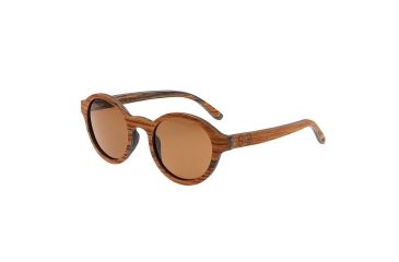 Image of Earth Wood Maho Sunglasses, Sandalwood Frame,  Brown Lenses, ESG085S