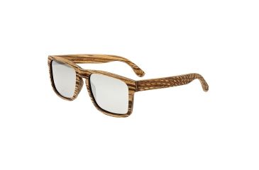 Image of Earth Whitehaven Sunglasses, Zebrawood, Standard, ESG080Z