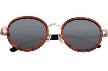 Image of Earth Himara Polarized Sunglasses - Unisex, Red Rosewood/Black, One Size, ESG039RG