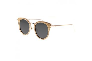 Image of Earth Karekare Polarized Sunglasses, Walnut/Black, One Size, ESG028W