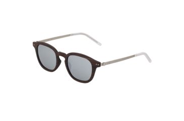Image of Earth Kavaja Polarized Sunglasses - Unisex, Padauk/Silver, One Size, ESG042PS
