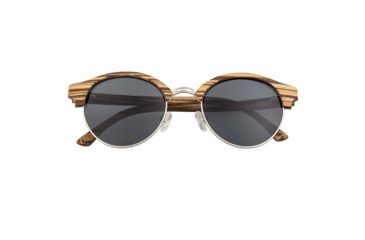 Image of Earth Wood Misty Polarized Sunglass, Zebrawood/Black, One Size, ESG049ZS