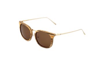 Image of Earth Nosara Polarized Sunglasses - Unisex, Apple Wood/Brown, One Size, ESG047AG