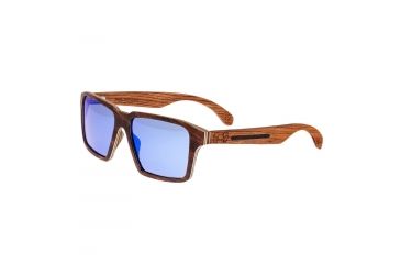 Image of Earth Polarized Sunglasses Piha Collection, Ebony/Blue, ESG006RE