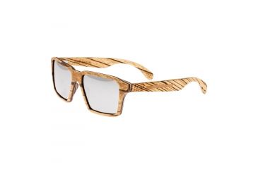 Image of Earth Polarized Sunglasses Piha Collection, Zebra &amp; Maple/Black, ESG006ZM