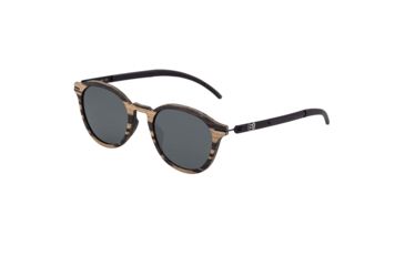 Image of Earth Sabal Polarized Sunglasses - Unisex, Ebony/Black, One Size, ESG044EB